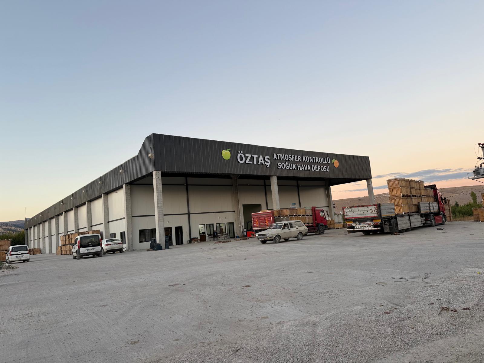 Öztaş Tarım Atmosfer Kontrollü Soğuk Hava Tesisi